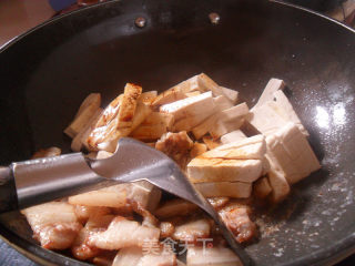 Stir-fried Pork Belly with Tofu recipe