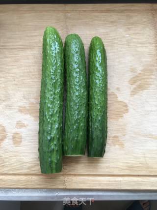 Cucumber Strips with Secret Sauce recipe