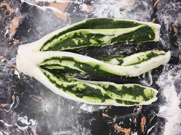 Matcha Souffle Marble Bread recipe