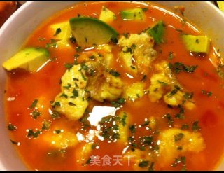 Tomato Curry Fish Fillet Soup recipe