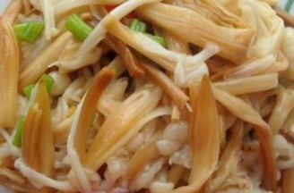 Stir-fried Enoki Mushroom with Daylily recipe