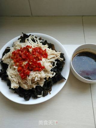 Chopped Pepper Enoki Mushroom recipe