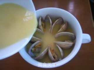 Steamed Egg with Clams recipe