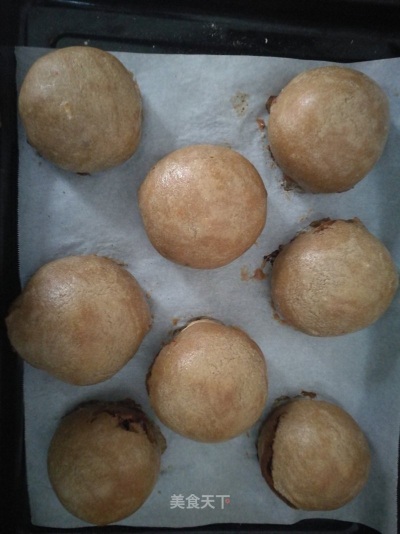 Whole Wheat Baked Buns (oven Version) recipe