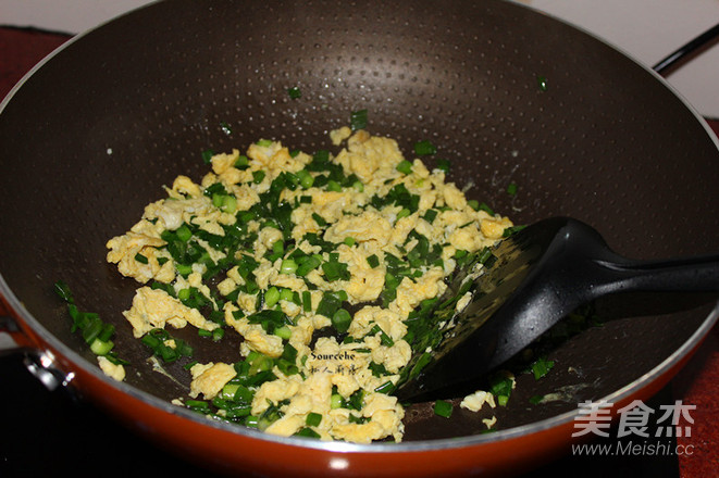 Scrambled Eggs with Scallions recipe