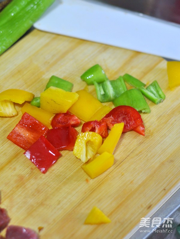 Bell Pepper Beef Skewers recipe