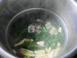 Tiancai Core Yuba Keel Soup recipe