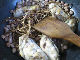 Grilled Medium Fin with Tea Tree Mushroom and Peanut Rice recipe