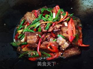 Double Pepper Twice Cooked Pork recipe