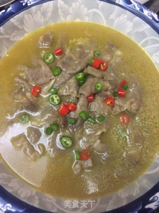 Sour Soup with Beef recipe