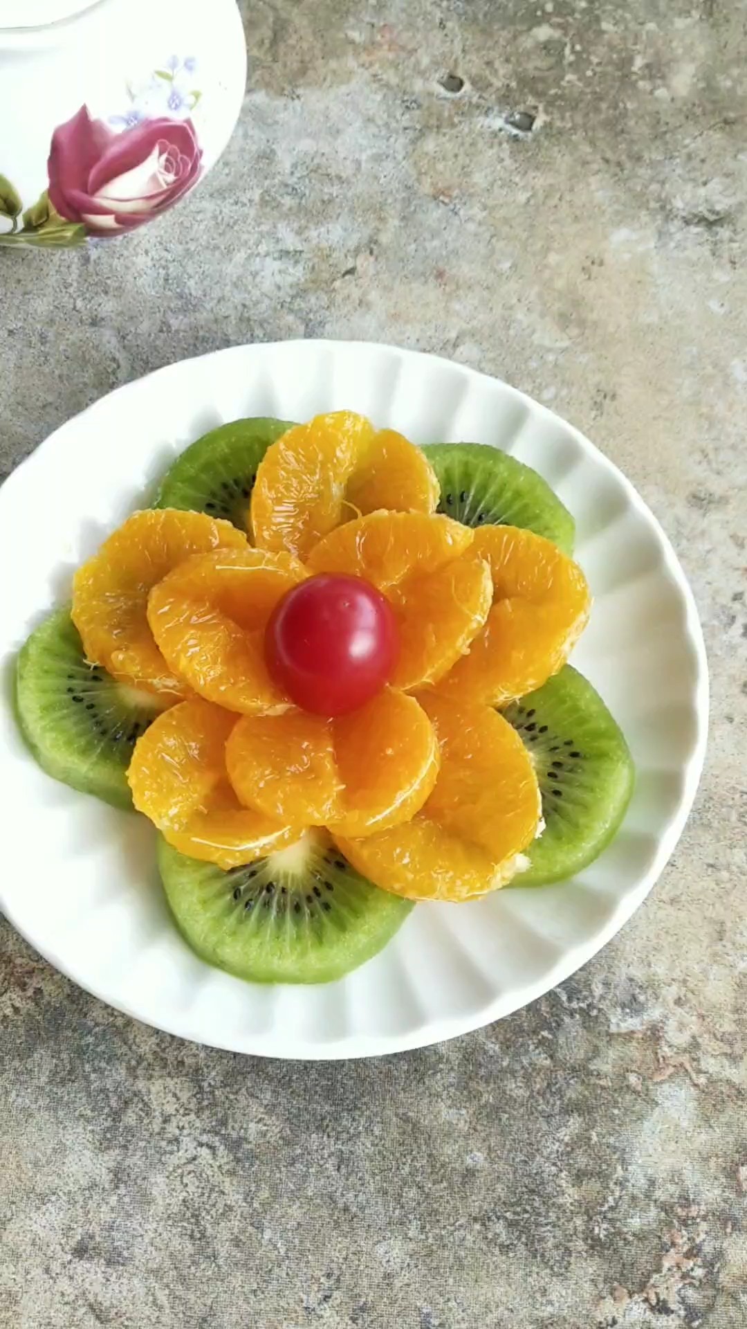 Fruit and Flower Platter recipe