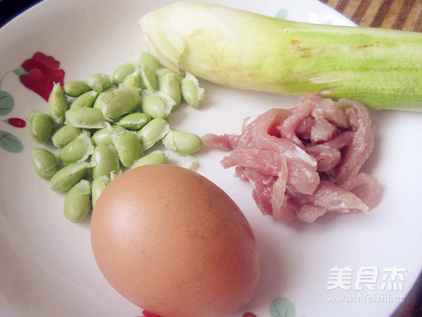 Fried Rice with Steamed Rice and Pork and Egg recipe