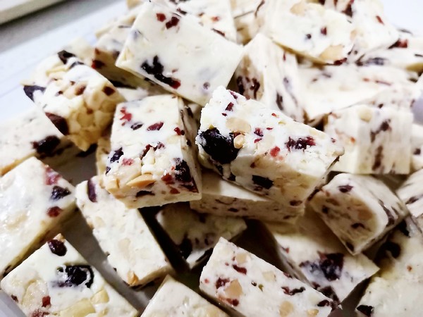 Peanut Cranberry Nougat recipe