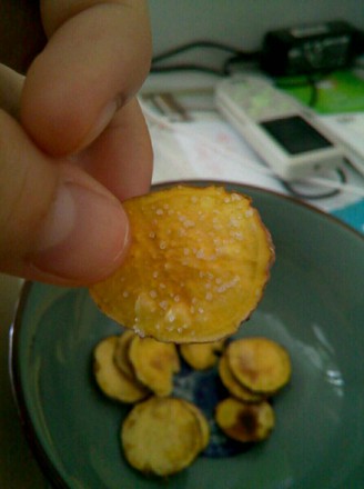 Microwave Sweet Potato Chips recipe