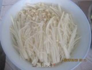 Homemade Canned Enoki Mushrooms recipe