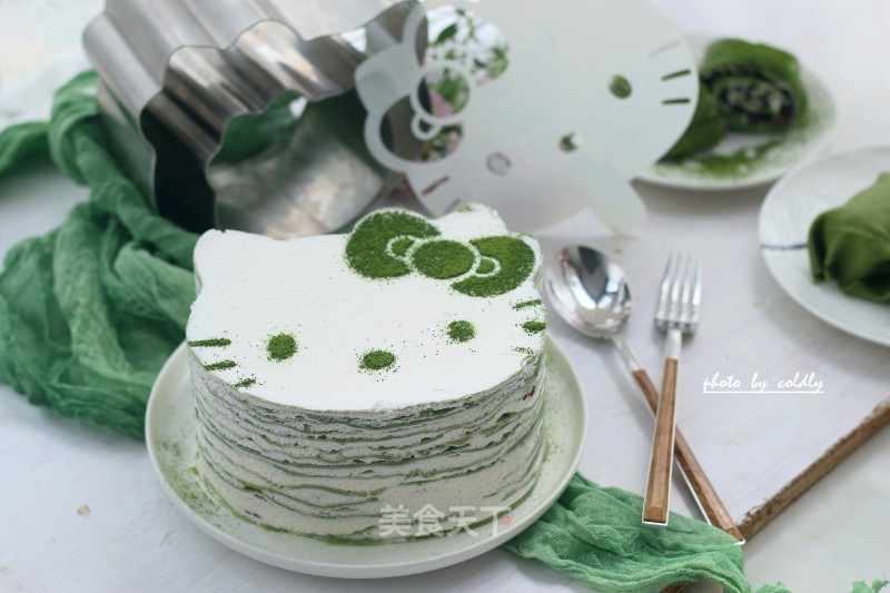 Kitty Matcha Melaleuca Cake recipe