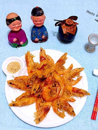 Fried Sea Prawns recipe
