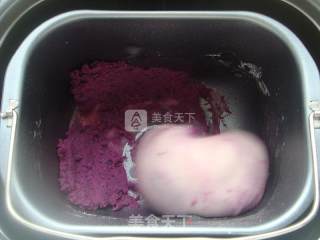 #aca烤明星大赛#purple Sweet Potato Rice Cake recipe