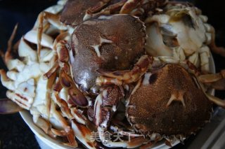 Fried Crab with Green Onion and Ginger recipe