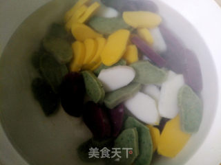 Stir-fried Rainbow Rice Cake recipe