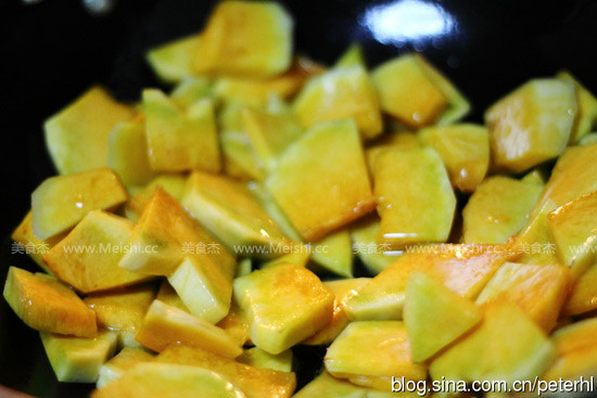 Fried Pumpkin with Fritters recipe