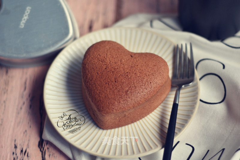 Cocoa Sponge Cake (4-inch Love) recipe