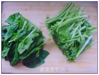 Spinach in Clear Soup. recipe