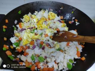 Vegetable Egg Fried Rice recipe