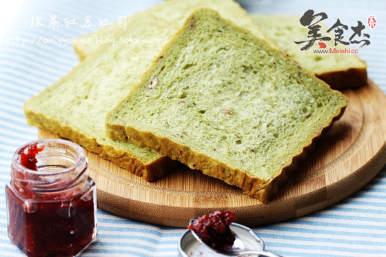 Matcha Red Bean Toast recipe