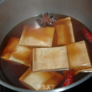 Honey Dried Tofu recipe