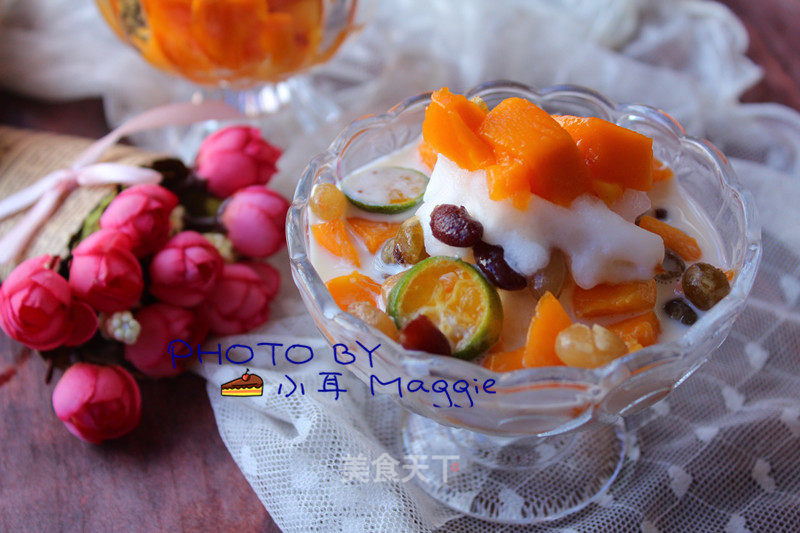Fresh Milk Fruit Smoothie recipe