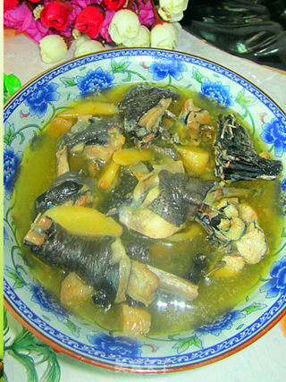 Steamed Black-bone Chicken with Tianma recipe