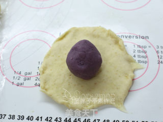 Purple Potato Taro Mashed Whole Wheat Bread recipe