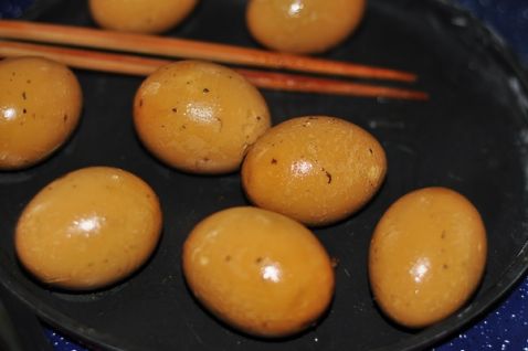 Smoked Marinated Egg recipe