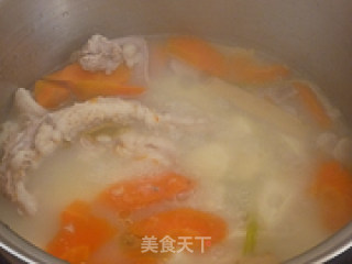 Yam Carrot Lamb Soup recipe