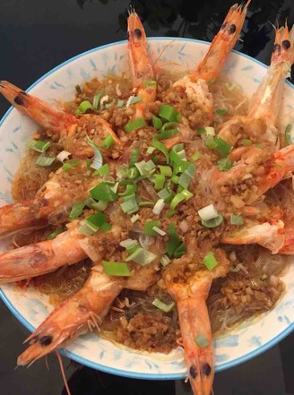 Garlic Vermicelli Open Back Shrimp recipe