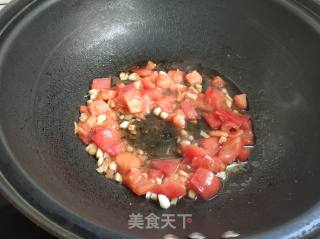 Stir-fried Cauliflower with Tomato recipe