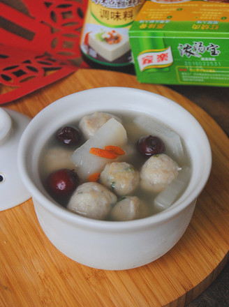 Pork Meatballs and Radish Soup recipe