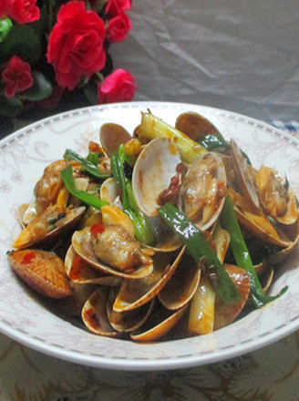 Fried Clams with Green Onions recipe
