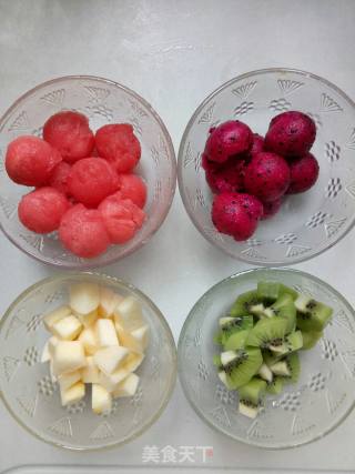 Colorful Yogurt Fruit Salad recipe