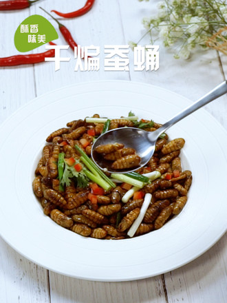 Dry Stir-fried Silkworm Pupa