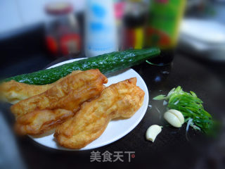 Fried Fritters with Cucumber recipe