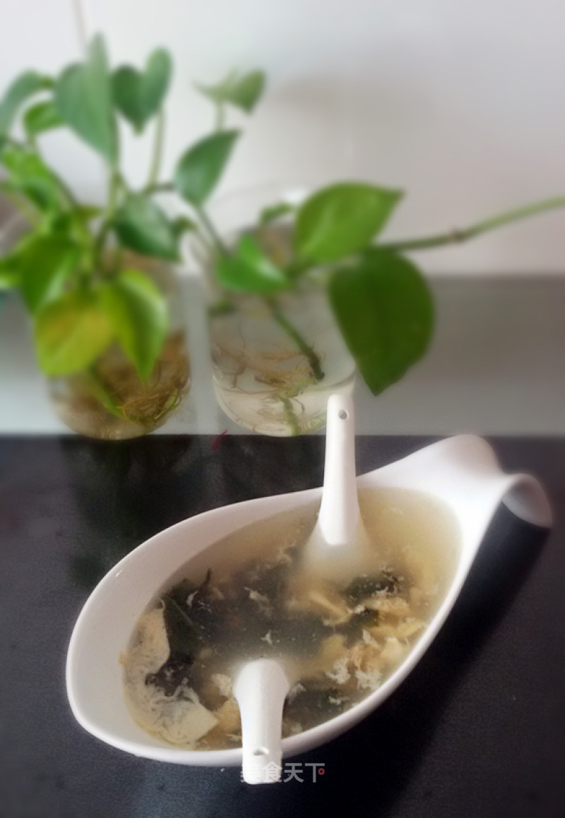 #春食野菜香# Dandelion Egg Soup recipe