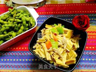 Fried Pork with Hot Pepper and Yuba recipe