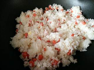 Tomato and Egg Fried Rice + Sugar Yolk Fried Egg recipe