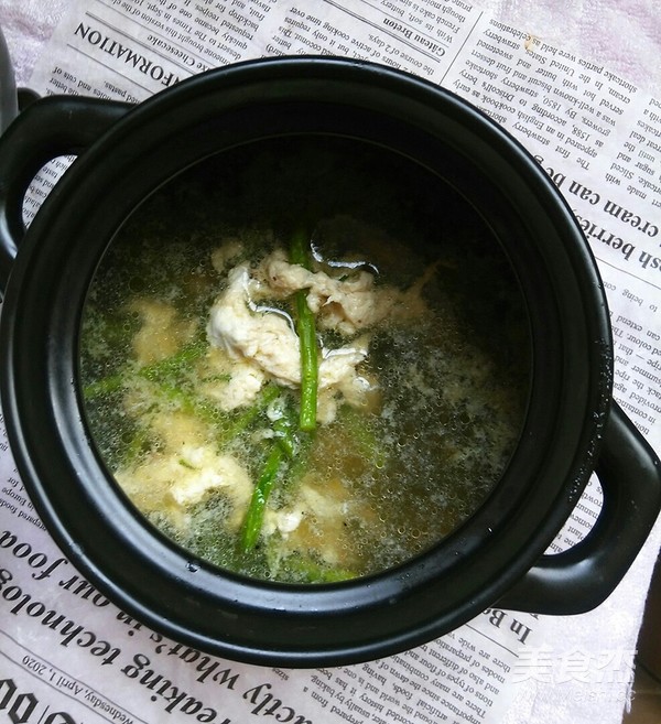 Asparagus Egg Drop Soup recipe