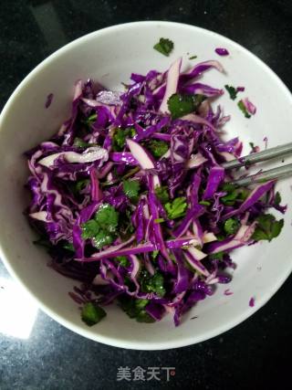 Refreshing Mixed Purple Cabbage recipe