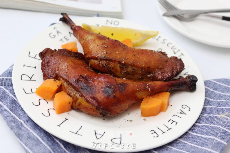 Roasted Chicken Drumsticks in Honey Sauce# Oven美食# recipe