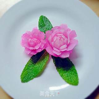 Carving White Radish Flowers recipe