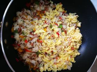 #花样美食#～assorted Fried Rice recipe